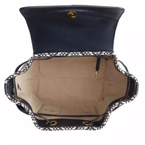 NWT Michael Kors Junie Md Flap Woven Leather - Picture 5 of 8